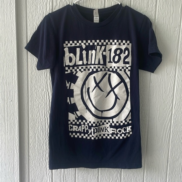Other - Blink 182 23/24 World Tour navy blue shirt sz S